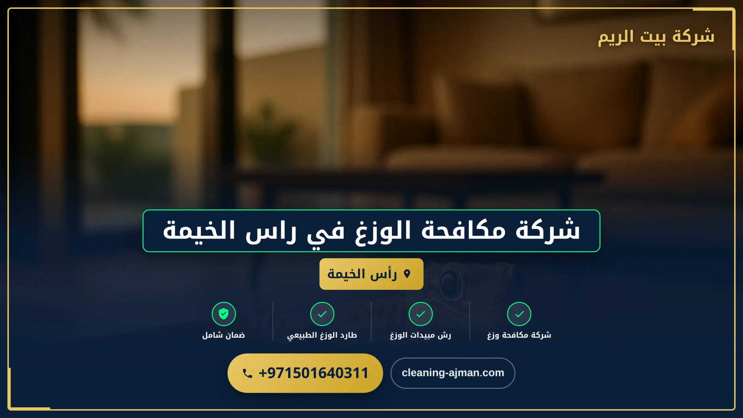 صورة شركة مكافحة الوزغ في راس الخيمة |0501640311| شركة بيت الريم