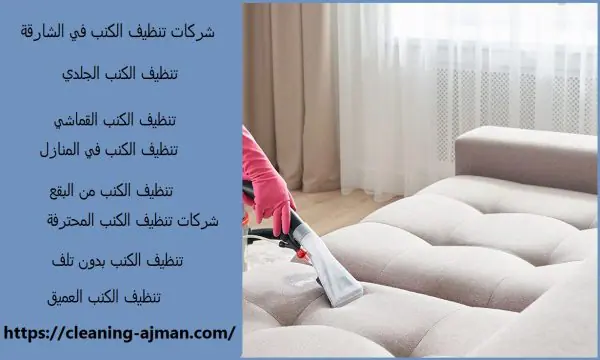 شركات تنظيف الكنب في الشارقة
