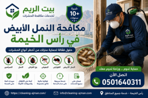 مكافحة النمل الأبيض في رأس الخيمة